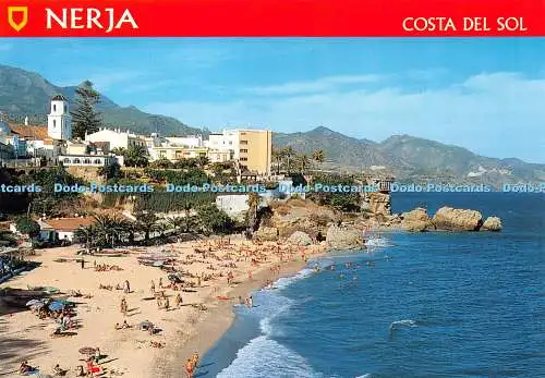 D041987 Nerja. Costa del Sol. Playa del Salon. Fisa. L. Dominguez. S.A. Sergio