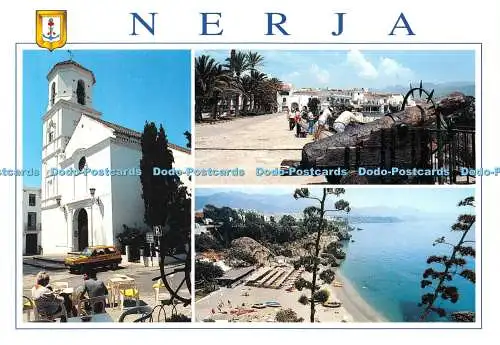 D041995 Nerja. Kirche. Balkon von Europa. Strand. Fisa. L. Dominguez. Multi View