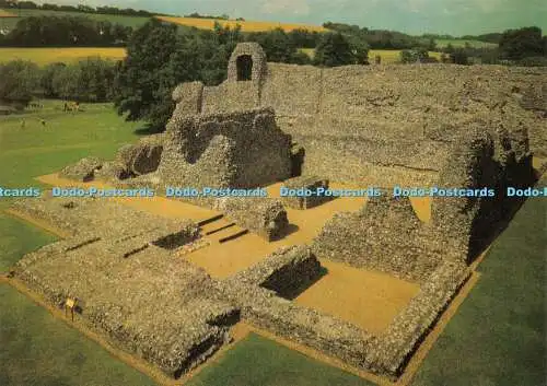 D038220 Kent. Eynsford Castle. Blick von Süden zeigt die Unterböden von ha