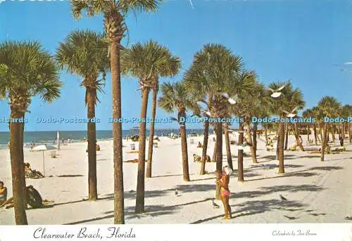 D038363 Florida. Clearwater Beach. Tom Brown Karte. John Brown