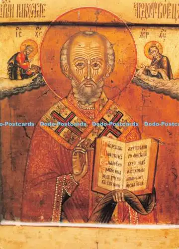 D042174 Nikolaus. Russische Ikone. Icons Book of 30. Postkarten. Magna Bücher