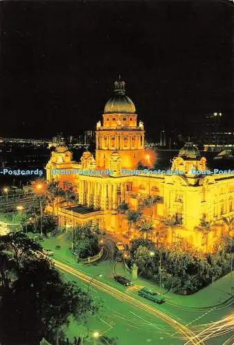 D043876 Südafrika. Natal. Rathaus von Durban. Constantia Grüße. F. Busarell