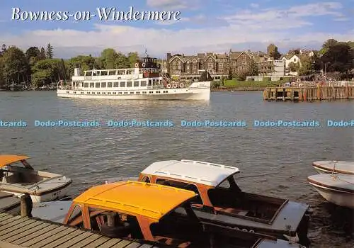 D045252 Bowness auf Windemere. Dampfgarer. Lake District. J. Lachs