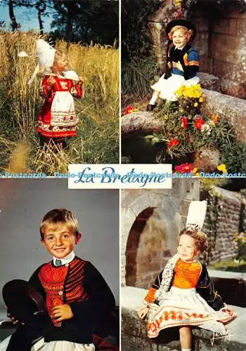 D042233 La Bretagne. Costume de Fouesnant. Kostüm de Quimper. Jeans. Marque Depo