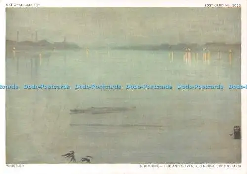D038478 Nationalgalerie. Nachtblau und Silber. Cremorne Lights. Waterlow. N