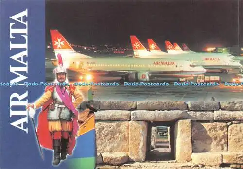 D038490 Air Malta. Neolithische Tempel. Einsatz. Johanniter und die traditio