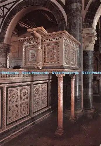 D042318 Firenze. Basilica di S. Miniato al Monte Ambone. Die Kanzel. Giusti di B