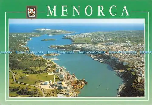 D045354 Menorca. Mahon. Anschluss. Fisa. Nr. 324. Postkarte