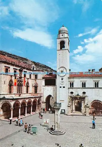 D044030 Dubrovnik. The Sponza Place. Turistkomerc Zagreb