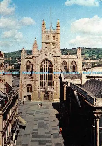 D042378 Bath Abbey. Die Westfront. J. Arthur Dixon