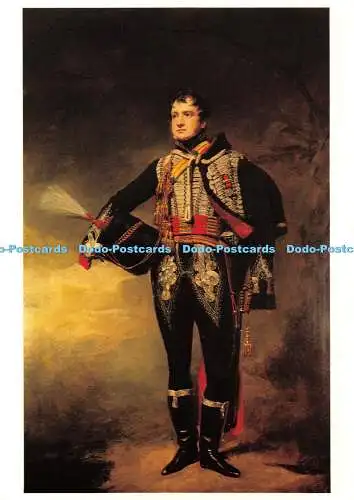 D044166 Sir John James Scott Douglas. In der Uniform des 15. Husaren. Sir