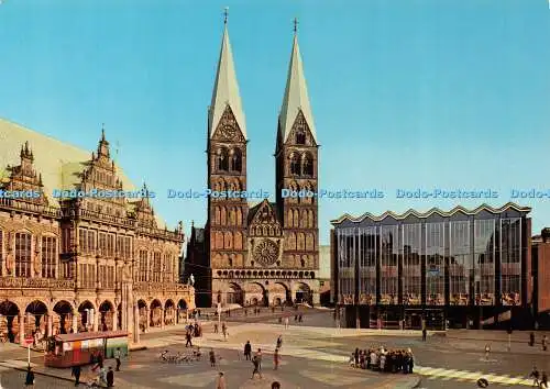 D042572 Bremen. Rathaus. Dom. Haus der Burgerschaft. Gunter Reinhard. Nr. 21