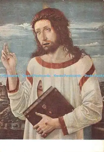 D038829 Musee du Louvre. Ecole Italienne. Jesus gab seinen Segen nach der Re