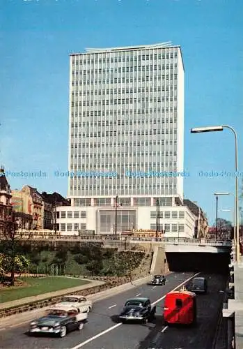 D038906 Brüssel. Bau der Sozialversicherung und des Tunnels. A.F.K.H