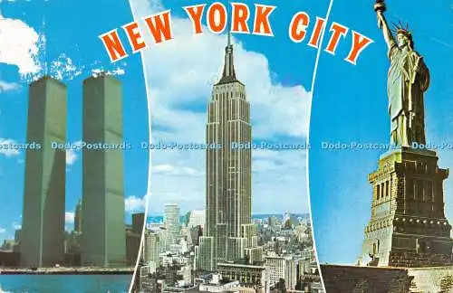 D045912 New York City. 118. Empire State Building. World Trade Center. Alma. Mik