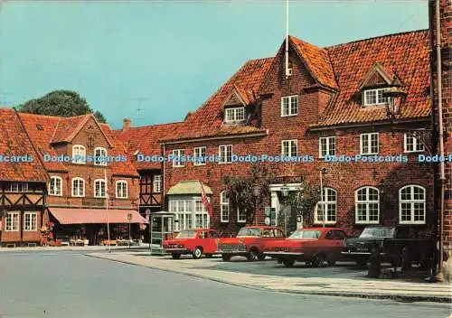 D044612 Ribe. Hotel Dagmar. Stenders. Farvefoto. Postkarte