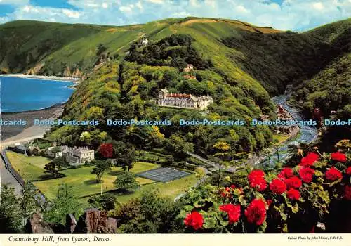 D046002 Devon. Countisbury Hill aus Lynton. John Hinde