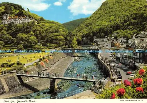 D046003 Devon. River Lyn. Lynmouth. John Hinde