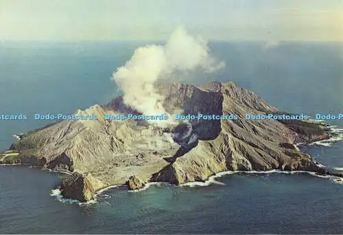 D046172 White Island. Bay of Plenty. N. Z. Fourcolour Productions. Gladys Goodal