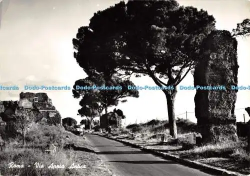 D046201 Roma. Alte Appia Straße. Bromostampa. M. M. RP. 1957