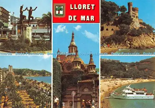 D044943 Lloret de Mar. Costa Brava. verschiedenen Aspekten. Fisa. Nr. 89. Comercial E