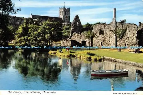 D046346 Hampshire. Das Priorat. Christchurch. John Hinde. 1966