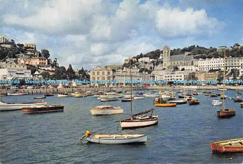 D045002 Devon. Innenhafen und Strand. J. Arthur Dixon. Naturfarbe Pho