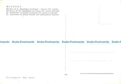 D045006 Ravenna. Kirche St. Apollinare in Classe. Intern. RP