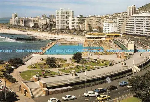 D045029 Südafrika. Kaphalbinsel. Ein Blick über die Promenade von Sea Point.