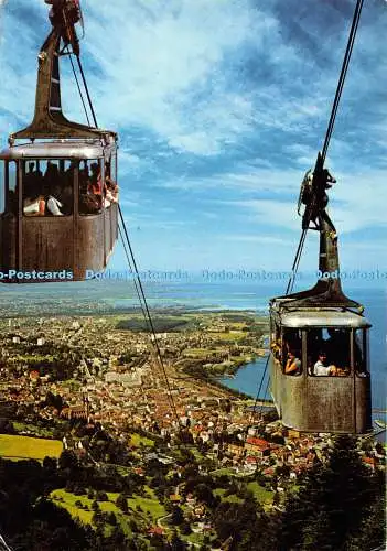 D046586 Vorarlberg. Österreich. Bregenz am Bodensee mit Pfanderbahn. Hugo Sedlmayr