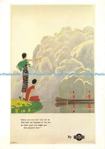 D046868 London Transport Museum. Wo der Fluss fließt. Beric Tempest. London Tra