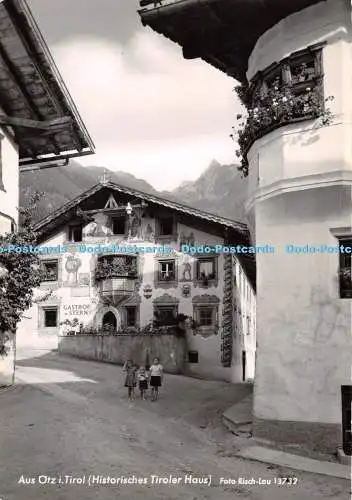 D046948 Aus Otz i.Tirol. Historisches Tiroler Haus. Risch Lau. Bregenz