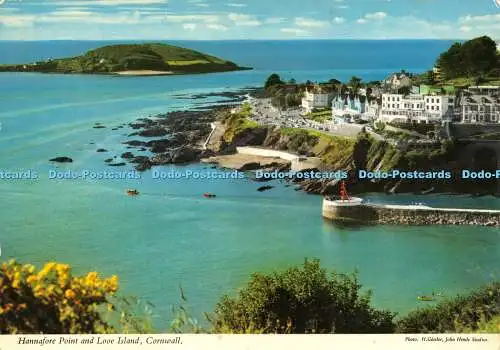 D047075 Hannafore Point und Looe Island Cornwall. Foto H. Gossler John Hinde St