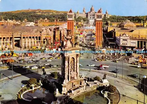 D047419 Barcelona. Spanienplatz und Internationale Messe am 1. Juni 15. Serie II N