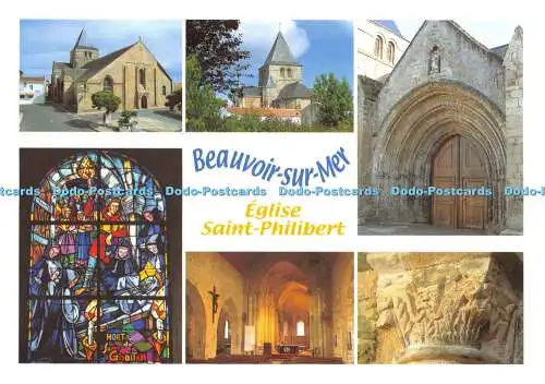 D047672 Couleurs de Vendee. Beauvoir Sur Mer. Kirche Saint Philibert. Edition d