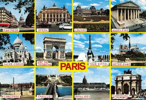 D047822 Paris. Et Ses Merveilles. Invalide. Concorde. Opera. Lamelle. Kerl. Lecon