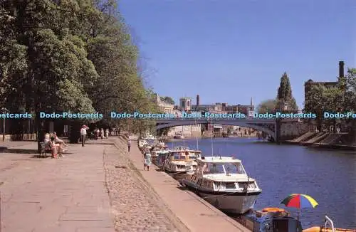 D047883 Die Chris Swanton Kollektion. York. Lendalbrücke und Ouse Promenade. Ro