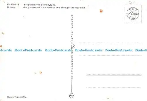 D047986 Norwegen. Torghatten mit dem berühmten Loch durch den Berg. Enerett. K