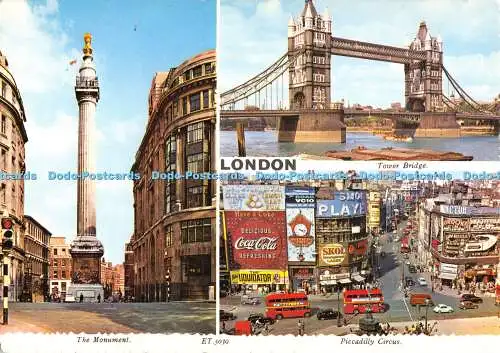 D048223 London. Tower Bridge. Piccadilly Circus. Valentinstag. Multi View