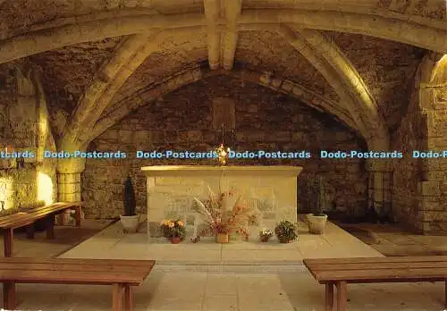 D048283 Glastonbury Abbey. Der Altar in der Kapelle St. Josef. unter dem Lady Chap