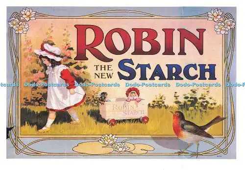 D048317 Rotkehlchen der neue Stärke. Reckitt und Colman Produkte. Mumbles Eisenbahnkarten