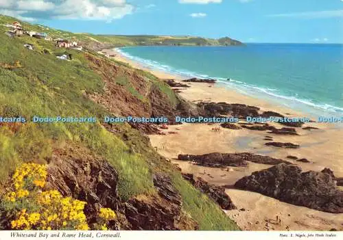 D048647 Whitesand Bay und Rame Head Cornwall. E. Nagele. John Hinde Studios. 2DC