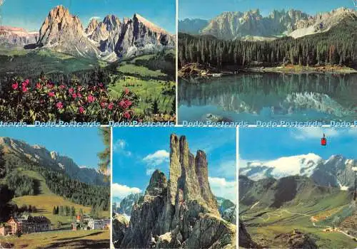 D048700 Die Alpen. Zardini. Cortina D Ampezzo. ZD 0209 da fotocolor. 1973
