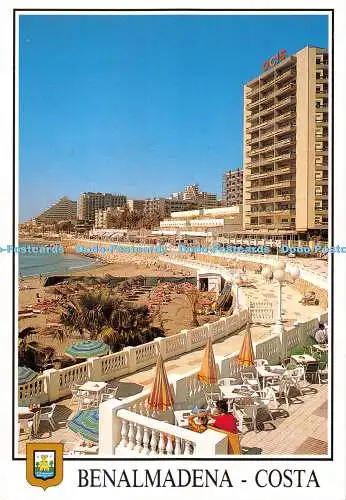 D050100 Benalmadena. Costa. Strand und Seepromenade. Fisa. Escudo De Oro. L