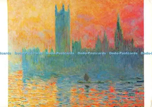 D048744 Claude Monet The Houses of Parliament London 1903. Claude Monet Buch von