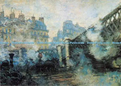 D048749 Claude Monet Pont de l Europe Gare Saint Lazare. 1877. Claude Monet Buch