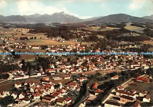 D051722 8160. Miesbach mit Blick zum Wendelstein. Aqfacolor. Cramers Kunstanstal