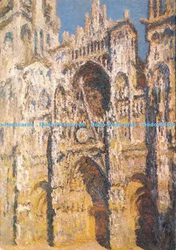 D050347 Claude Monet. Kathedrale von Rouen die Fassade im Sonnenlicht. Claude Monet Buch