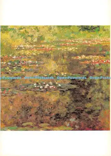 D050355 Claude Monet. Seerosen. Claude Monet Buch 30. Postkarten. Magna Bo