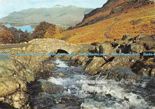 D051814 Ashness Bridge und Derwentwater. Cumbria. V. K. Guy. Dixon. 1992